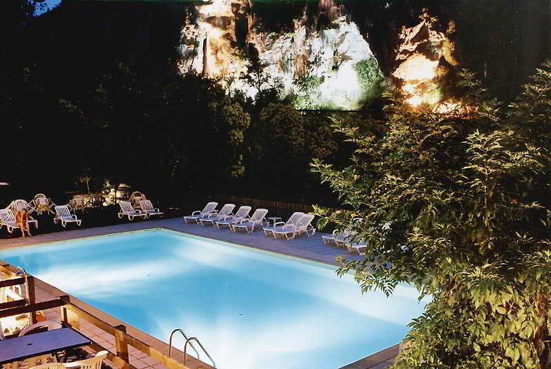 Hotel Restaurant Les Falaises Bouziès Buitenkant foto