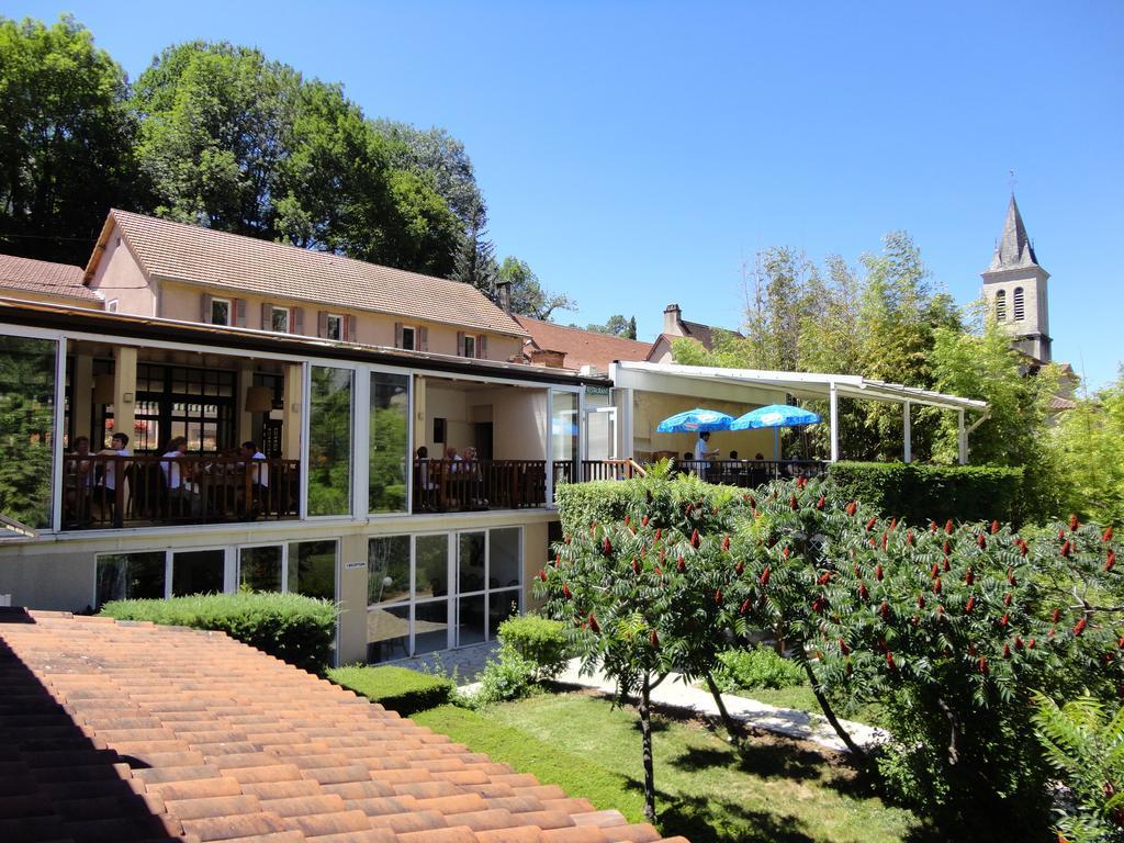 Hotel Restaurant Les Falaises Bouziès Buitenkant foto
