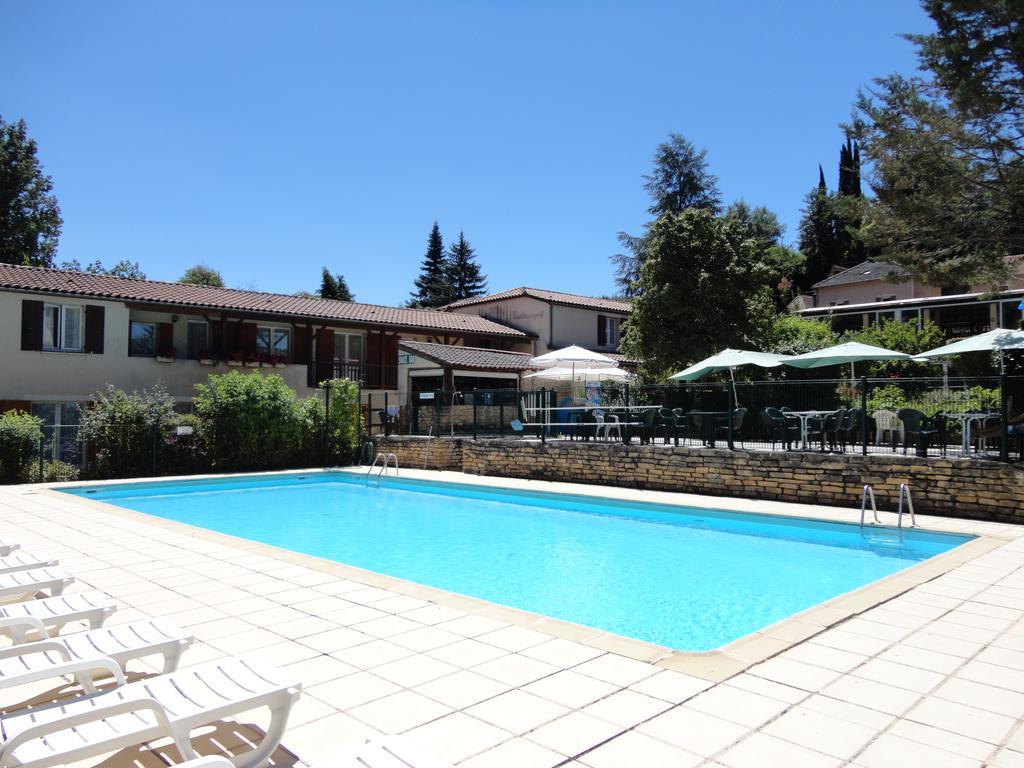 Hotel Restaurant Les Falaises Bouziès Buitenkant foto